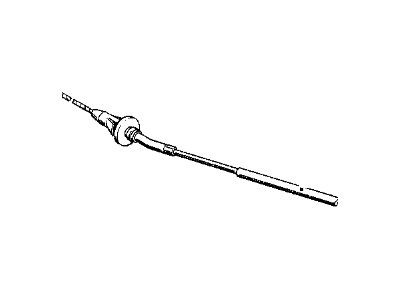 BMW 735i Throttle Cable - 35411152313