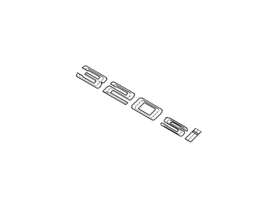 BMW 51147174877 Rear Emblem