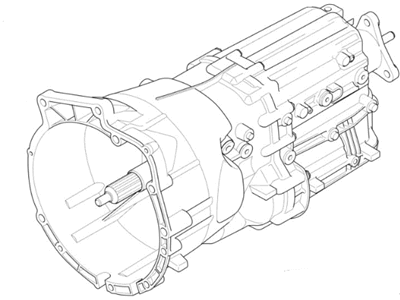 2008 BMW 135i Transmission Assembly - 23007581860