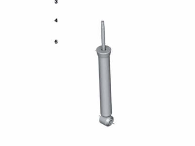 2017 BMW X1 Shock Absorber - 37106881602