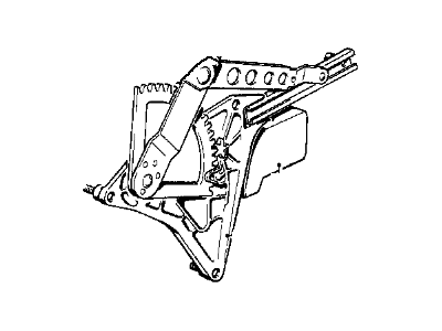 1981 BMW 733i Window Regulator - 51351868192