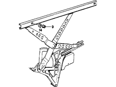 1980 BMW 733i Window Motor - 51331375395