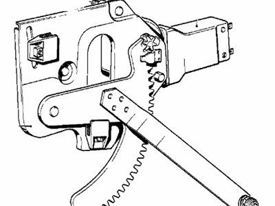 1980 BMW 733i Window Regulator - 51351852767