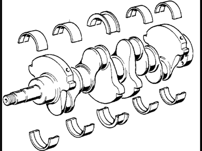 BMW 318i Crankshaft - 11211268006