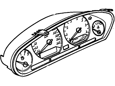 1998 BMW M3 Instrument Cluster - 62112497711