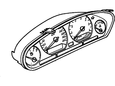 1995 BMW 318is Instrument Cluster - 62108379811