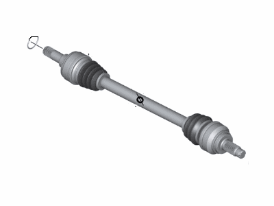 BMW 33207597690 Right Cv Axle Assembly