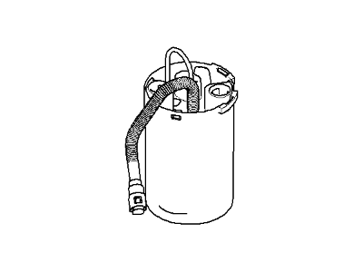 2008 BMW X3 Fuel Pump - 16117198406