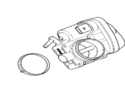 13541503358 BMW Throttle Body Illustration 1 of 1