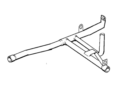 BMW 11531433059 Heater Return Pipe