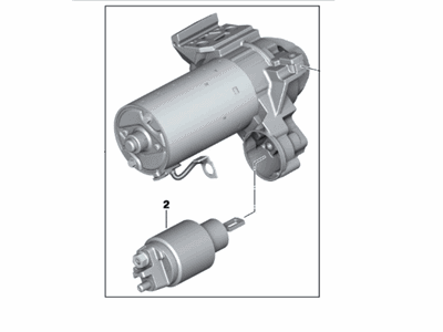 BMW 328d xDrive Starter - 12418571905