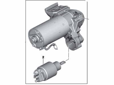 BMW 328d xDrive Starter - 12418577006