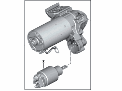 2015 BMW 535d Starter - 12418574102