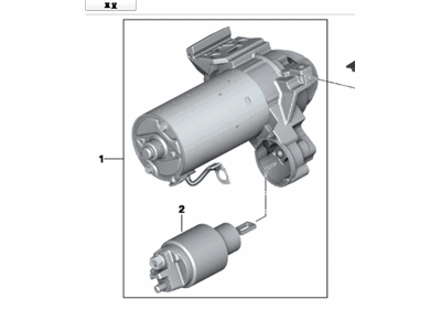 BMW 12418577009 EXCH. STARTER MOTOR