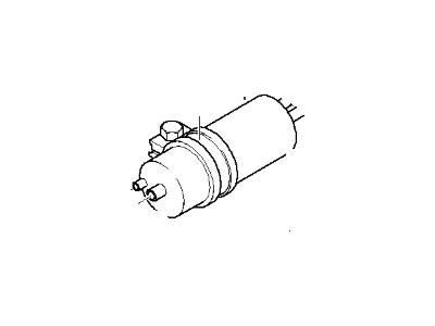 BMW 16126754017 Fuel Filter With Pressue Regulator