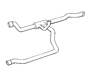 BMW 325i Radiator Hose - 11531738053