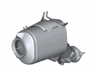 BMW 335d Catalytic Converter - 18307808655