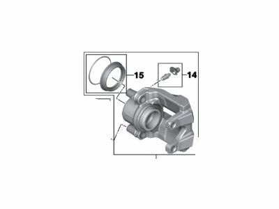 2018 BMW 320i Brake Caliper - 34116857688