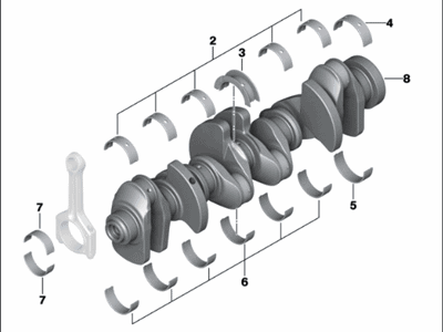 BMW 740Li Crankshaft - 11217602972