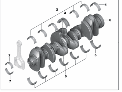 BMW 11217580483 Engine Crankshaft