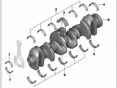 2015 BMW X5 Crankshaft - 11212163665