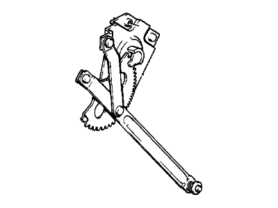 1975 BMW 530i Window Regulator - 51341809604