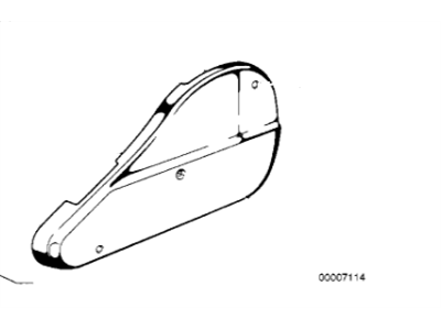 BMW 52101852833 Covering Lower Outer Left