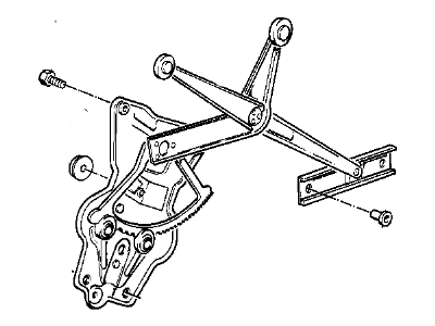 1991 BMW 318i Window Regulator - 51331935641