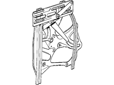 1991 BMW 318i Window Regulator - 51371935644