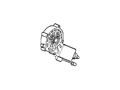 1992 BMW 325i Window Motor - 51371377758