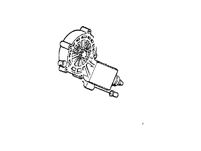 1988 BMW 325i Window Motor - 51371377757