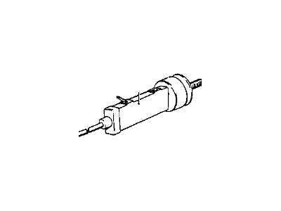 BMW 1602 Throttle Cable - 13231355327