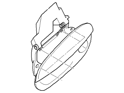 BMW Z4 M Door Handle - 51217197328