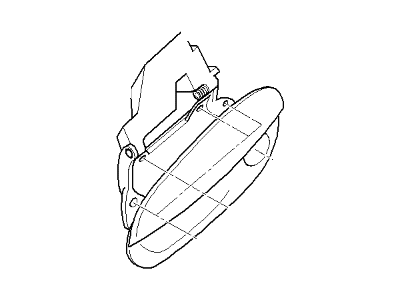 BMW Z4 M Door Handle - 51217197323