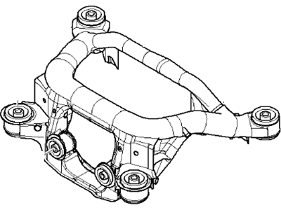 BMW 33316786643 Rear Axle Carrier