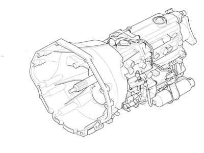 2006 BMW 550i Transmission Assembly - 23017547993