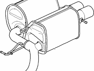 BMW M5 Exhaust Pipe - 18107835962