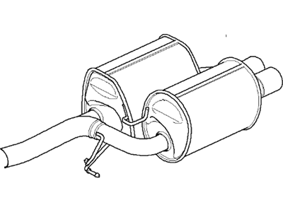 2006 BMW M5 Exhaust Pipe - 18107835961