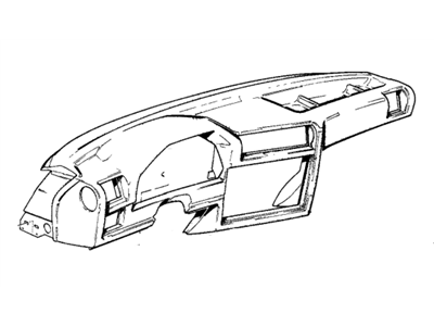 BMW 51451916182 Trim Panel Dashboard