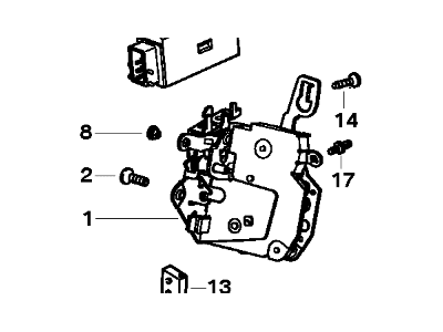 1995 BMW 318i Door Lock Actuator - 51218122417