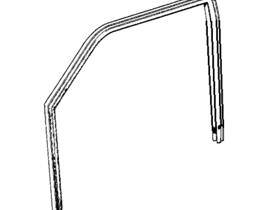 BMW 51321904782 Right One-Piece Window Guide
