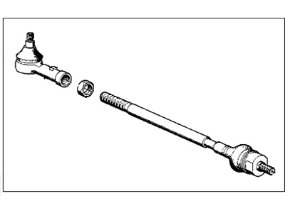 BMW 32111115241 Passenger Right Steering Tie Rod Assembly