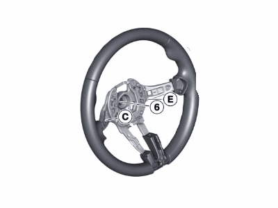 BMW 428i xDrive Gran Coupe Steering Wheel - 32307848338