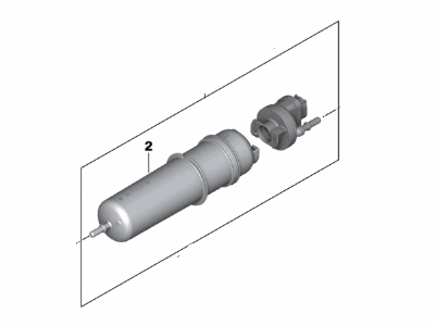 BMW 13328591018 FUEL STRAINER WITH HEATING