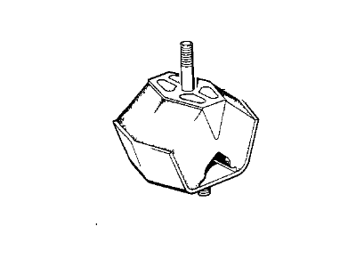 1986 BMW 524td Motor And Transmission Mount - 11811129812