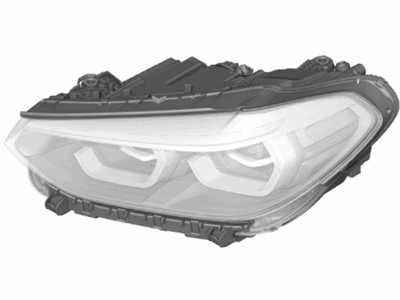 BMW 63117466128 Right Headlight