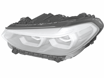 2020 BMW X3 M Headlight - 63117466121