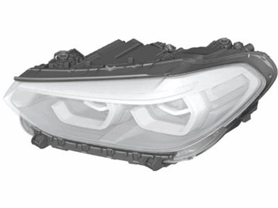 BMW X4 Headlight - 63117466125