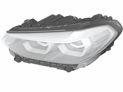 BMW X4 Headlight - 63117466117