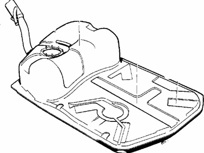 1994 BMW 740iL Fuel Tank - 16111179352